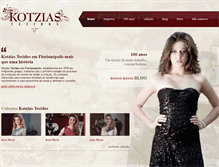 Tablet Screenshot of kotziastecidos.com.br